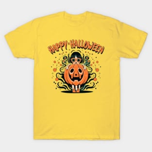 Happy Halloween kid with glasses T-Shirt